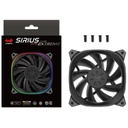 Ventilateur pour Boitier 120mm In Win Sirius Extreme, Noir _ IW-FN-ASE120-1PK