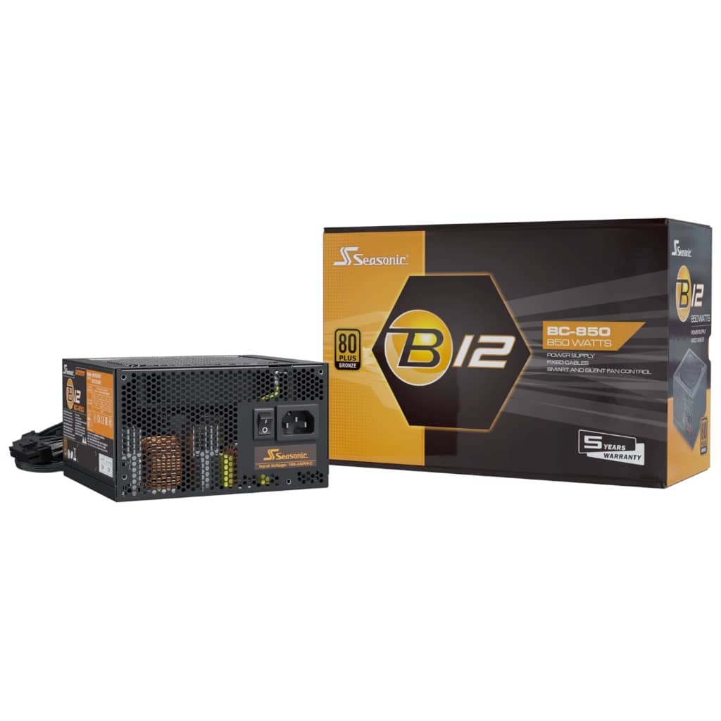 Alimentation ATX Seasonic B12 BC, 850W 80PLUS Bronze _ A851BCAFH