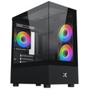Boitier PC Micro ATX Xigmatek Alphard M, Noir avec 4x G20A _ EN44526