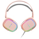 Casque-Micro Filaire USB 2.0 Mars Gaming MHAX, Rose _ MHAXP