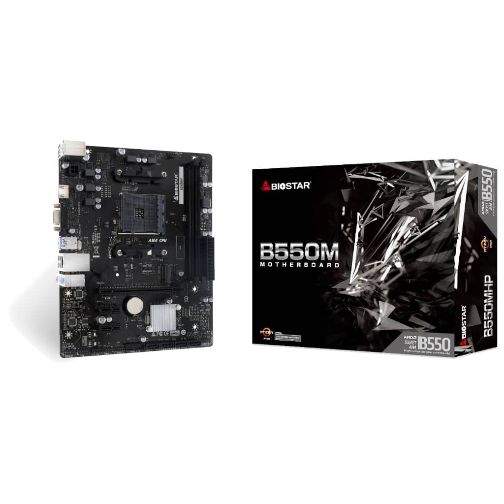 Carte mère AMD AM4 B550 Micro ATX Biostar B550MHP v6.0 _ AB55MM4S-R01