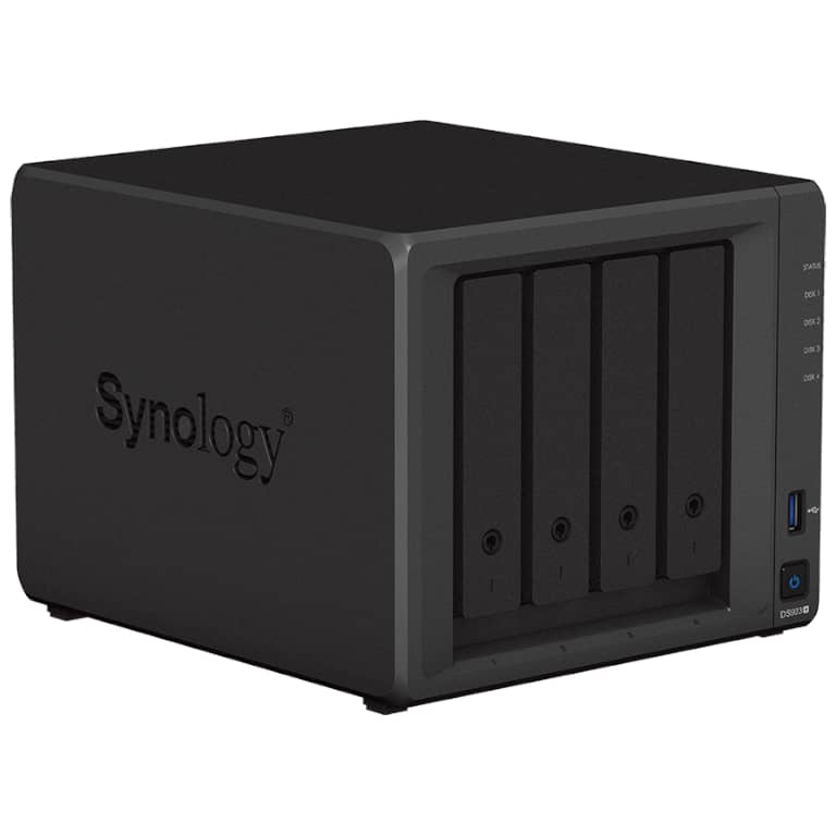 NAS réseau 4x disques Synology, Noir _ DS923+