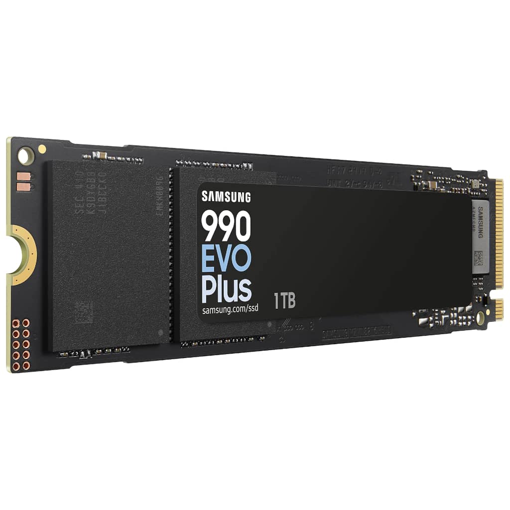 Disque SSD M.2 PCIe5 Samsung 990 EVO Plus, 1To _ MZ-V9S1T0BW