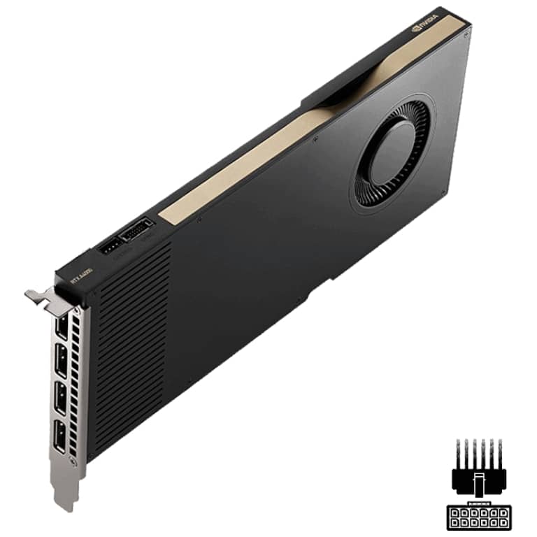 Carte graphique Quadro RTXA4000 PNY Professional RTX A4000 16Go _ VCNRTXA4000-SB