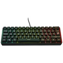 Clavier Filaire USB 2.0 Verbatim SurFire KINGPIN X1, Noir/LED _ 48705