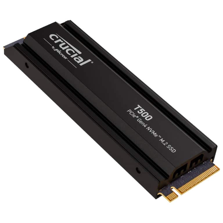 Disque SSD M.2 PCIe4 Crucial T500, 4To _ CT4000T500SSD5