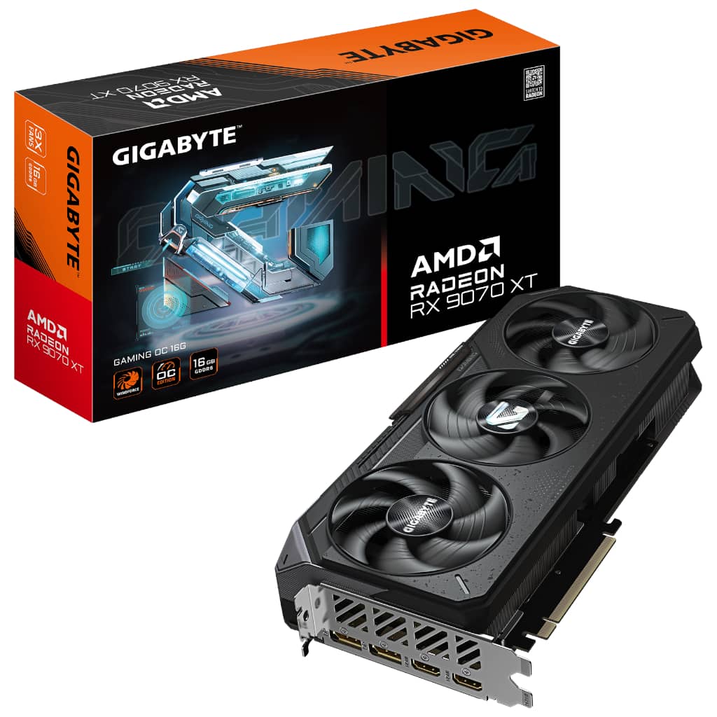 Carte graphique Radeon RX9070XT Gigabyte RX 9070 XT GAMING OC 16G _ GV-R9070XTGAMING OC-16GD
