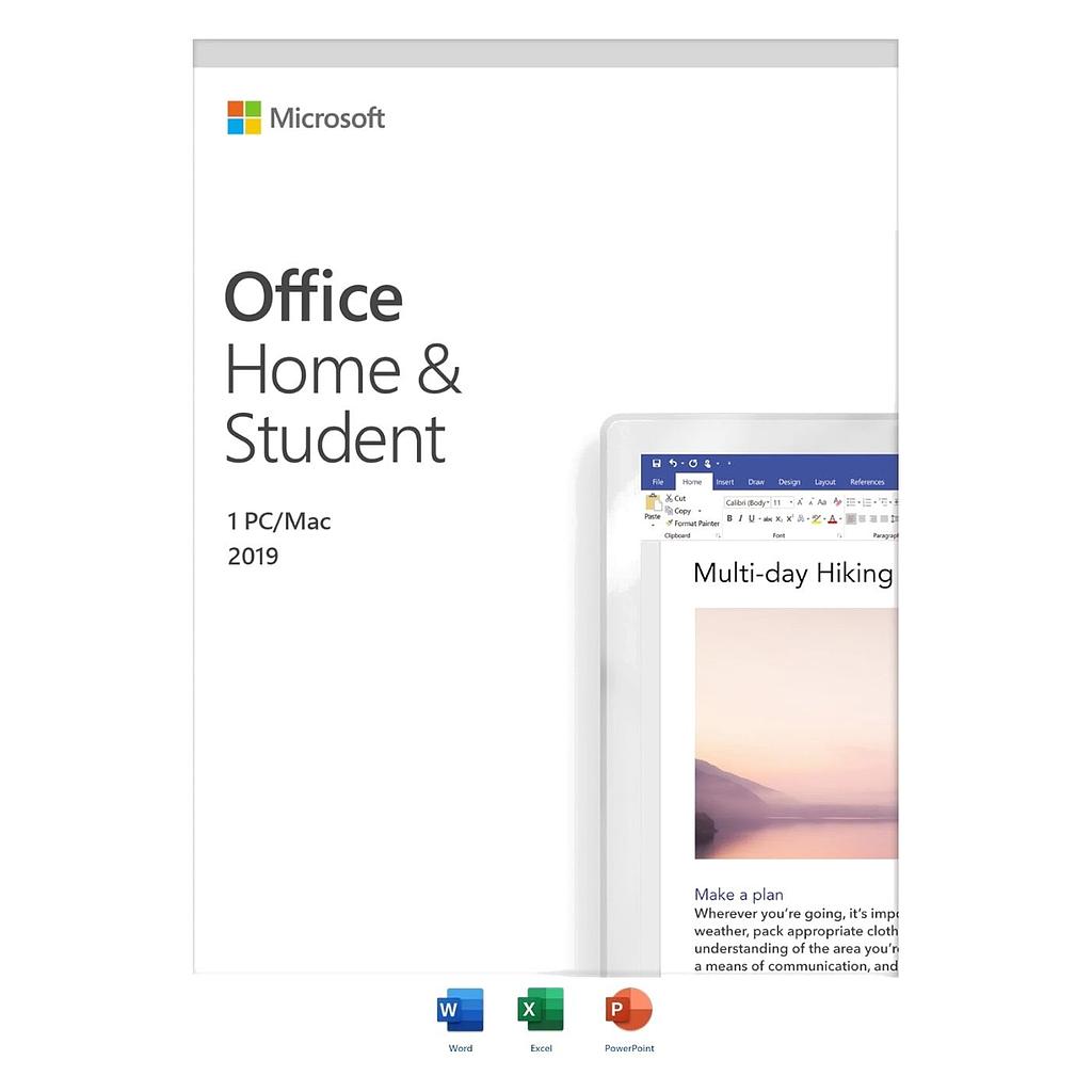 Microsoft Office 2019 Home/Etudiant, 1poste FR (79G-05088)