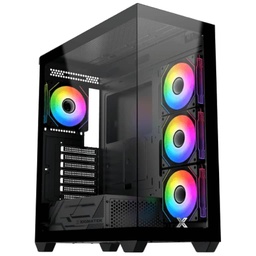 Boitier PC E-ATX Xigmatek Blast, Noir avec 4x G20A _ EN46353
