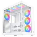 Boitier PC ATX Xigmatek Aqua V AIR Arctic, Blanc avec 7x Z22A _ EN45837