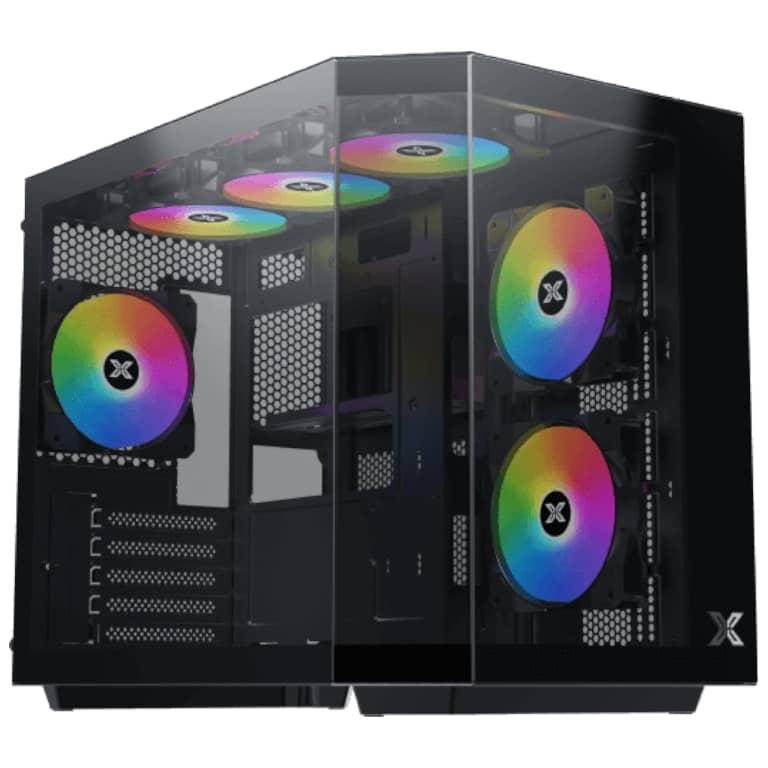 Boitier PC Micro ATX Xigmatek Cubi M, Noir avec 6x Z22A _ EN42799