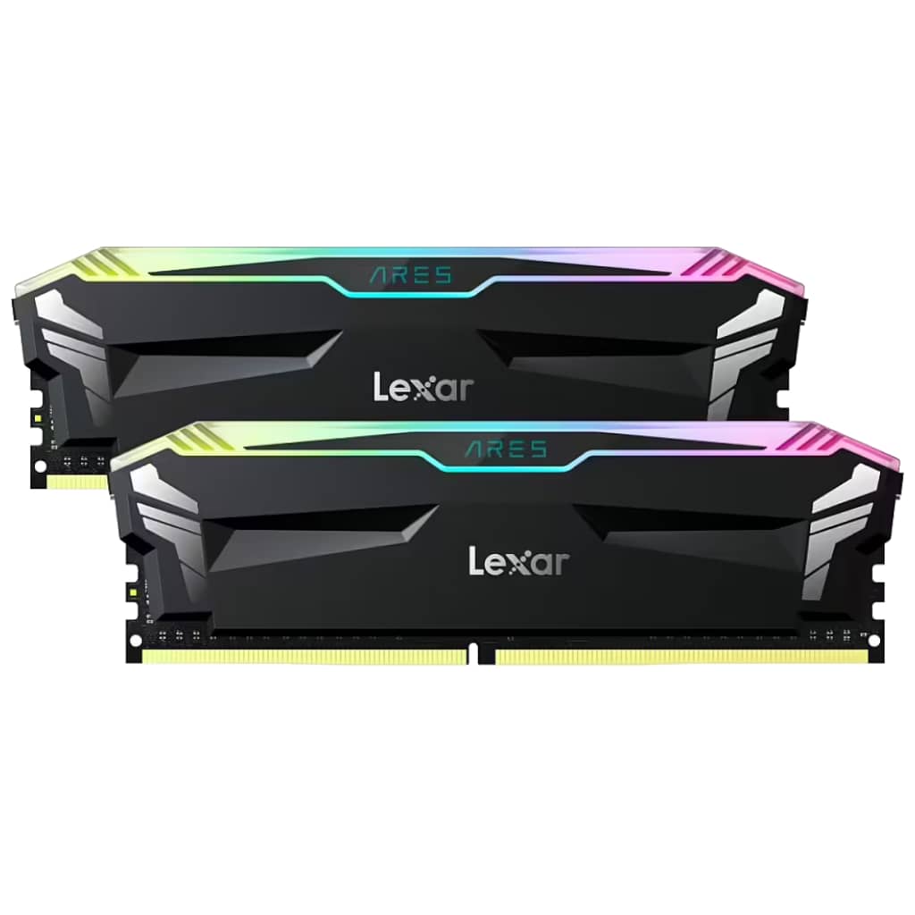 Mémoire DIMM DDR5 6000MHz Lexar, 32Gb (2x 16Gb) ARES RGB _ LD5BU016G-R6000GDLA