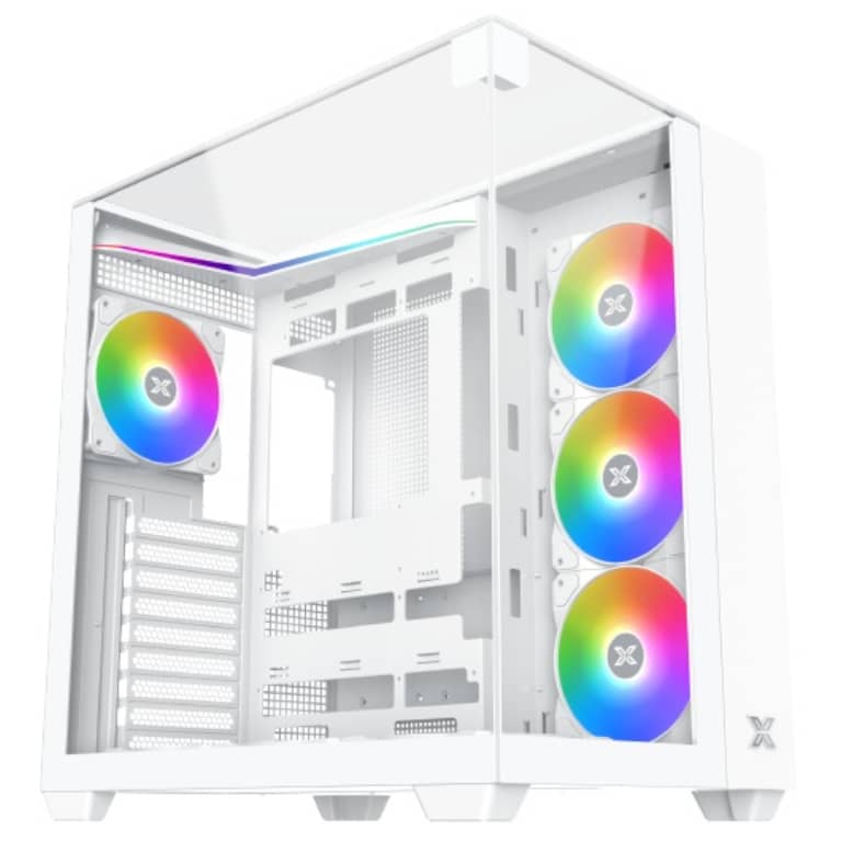 Boitier PC ATX Xigmatek Aqua V Arctic, Blanc avec 7x Z22A _ EN45813