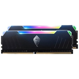 Mémoire DIMM DDR4 3200MHz Anacomda D4 RGB, 32Gb (2x 16Gb) Noir RGB _ D4RGB 3200 2x16G Bk