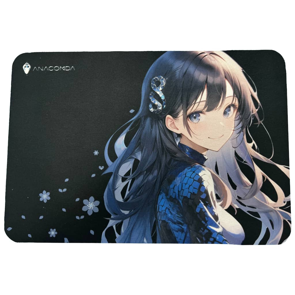 Tapis de souris Anacomda E.M MousePad M, Noir/Bleu _ E.M MousePad Nini Limited