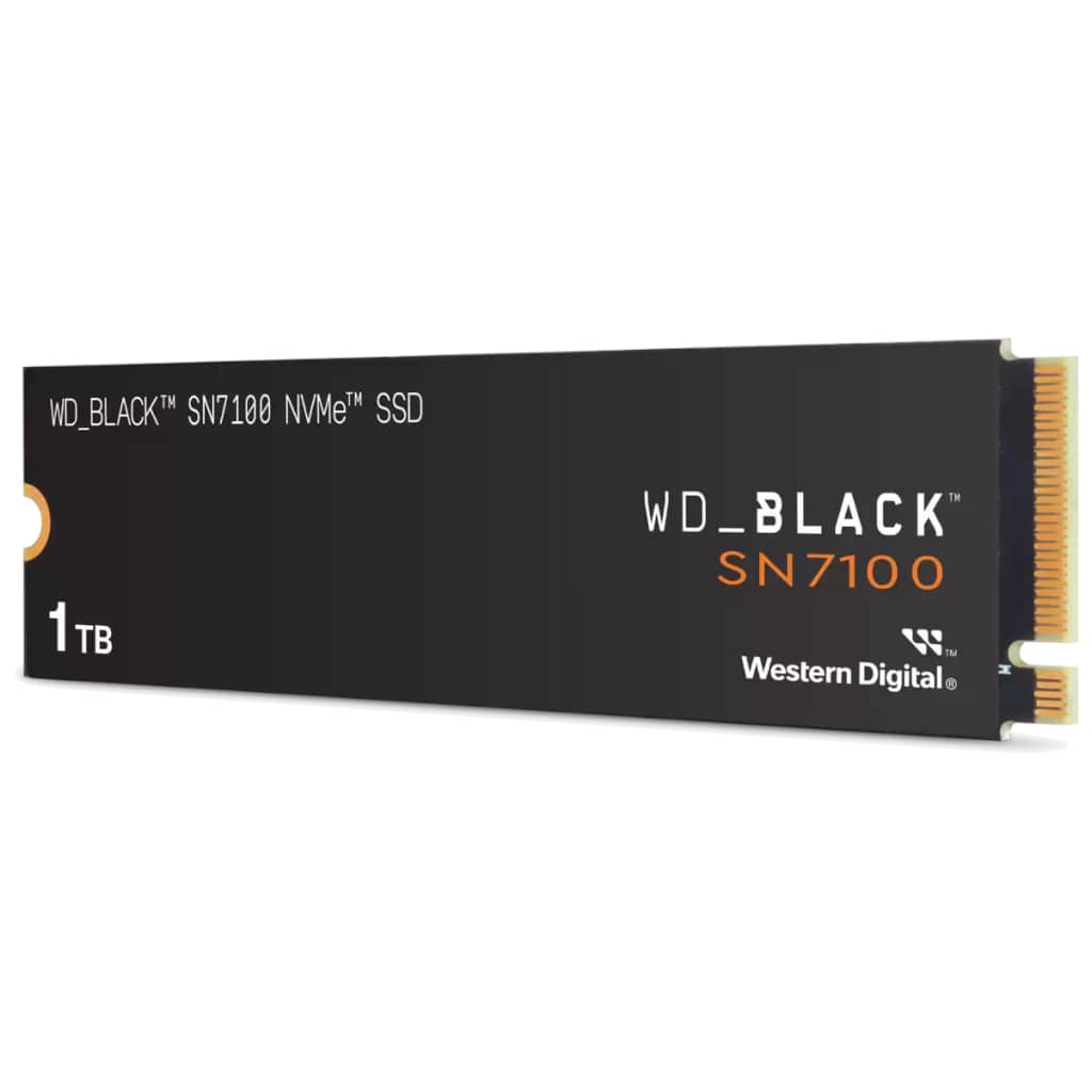 Disque SSD M.2 PCIe4 Western Digital Black SN7100, 1To _ WDS100T4X0E