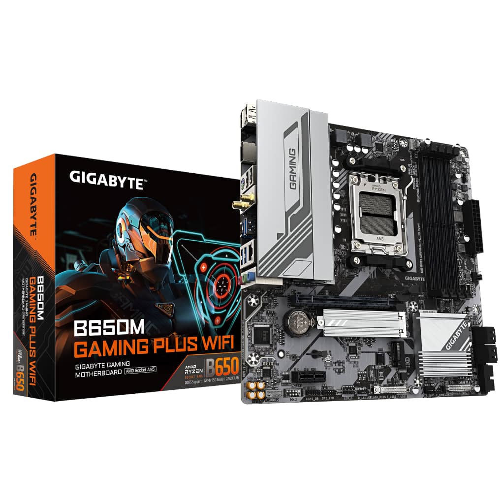 Carte mère AMD AM5 B650 Micro ATX Gigabyte _ B650M GAMING PLUS WF
