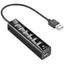 Hub USB 2.0 NGS iHub Tiny, 7x USB 2.0, Noir _ NGS-HUB-0070