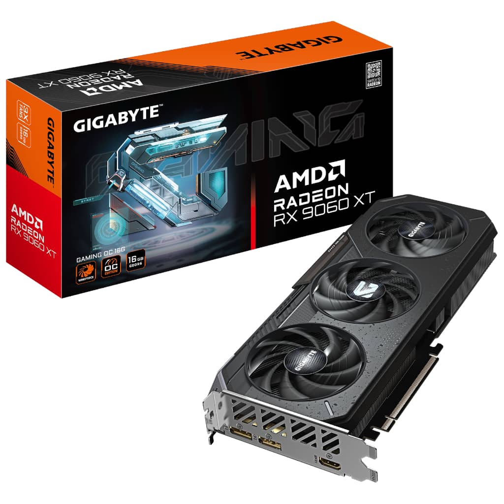 Carte graphique Radeon RX9060XT Gigabyte RX 9060 XT GAMING OC 16G _ GV-R9060XTGAMING OC-16GD