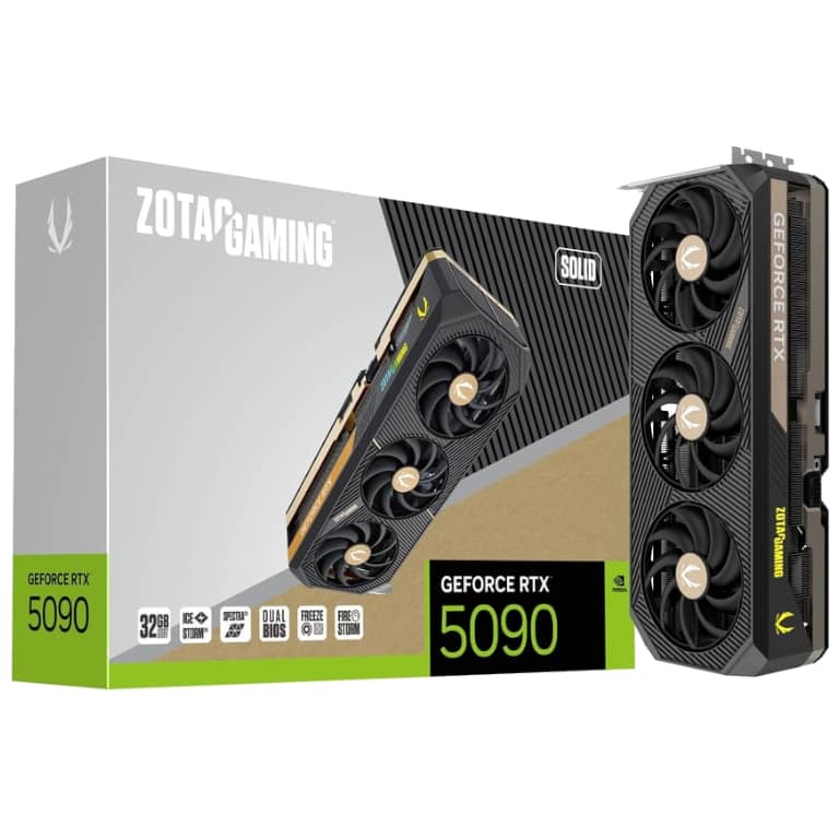 Carte graphique GeForce RTX5090 Zotac RTX 5090 SOLID _ ZT-B50900D-10P