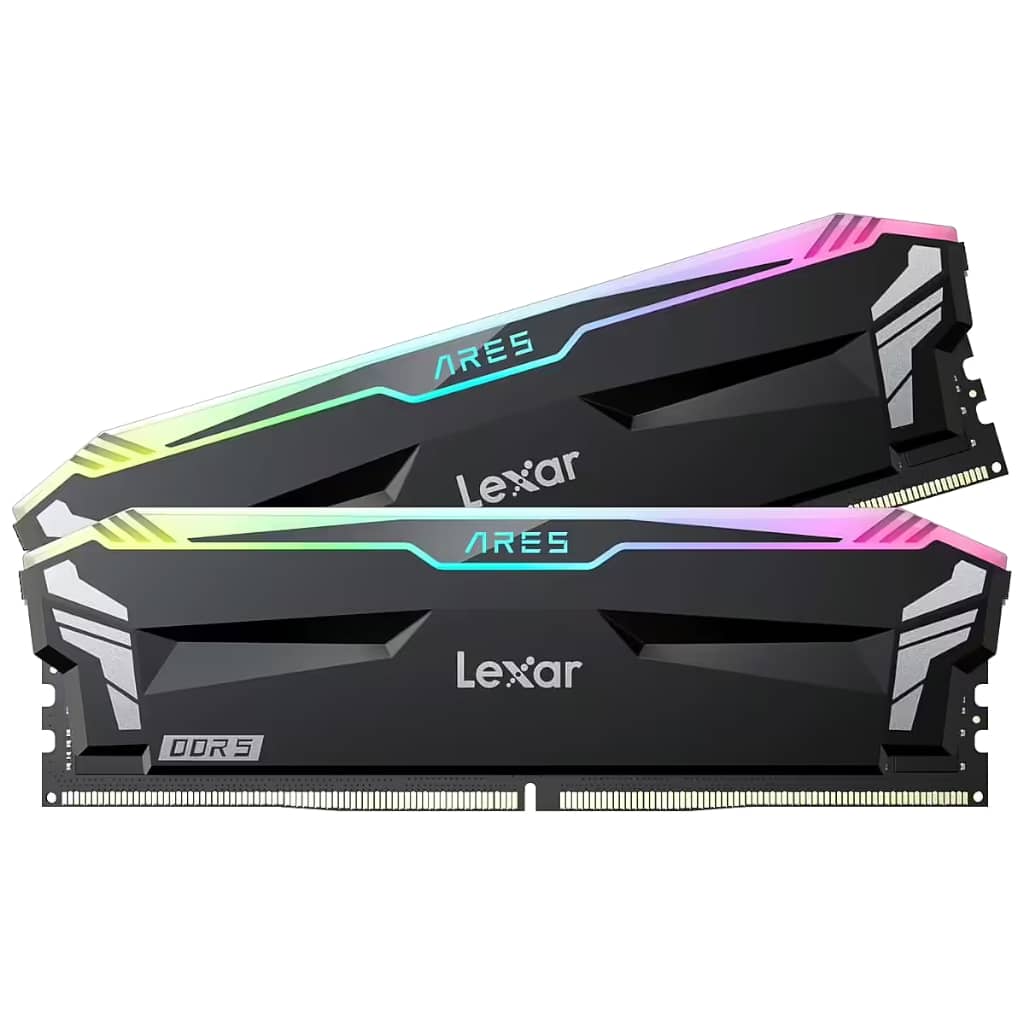 Mémoire DIMM DDR5 6400MHz Lexar, 32Gb (2x 16Gb) ARES RGB _ LD5EU016G-R6400GDLA