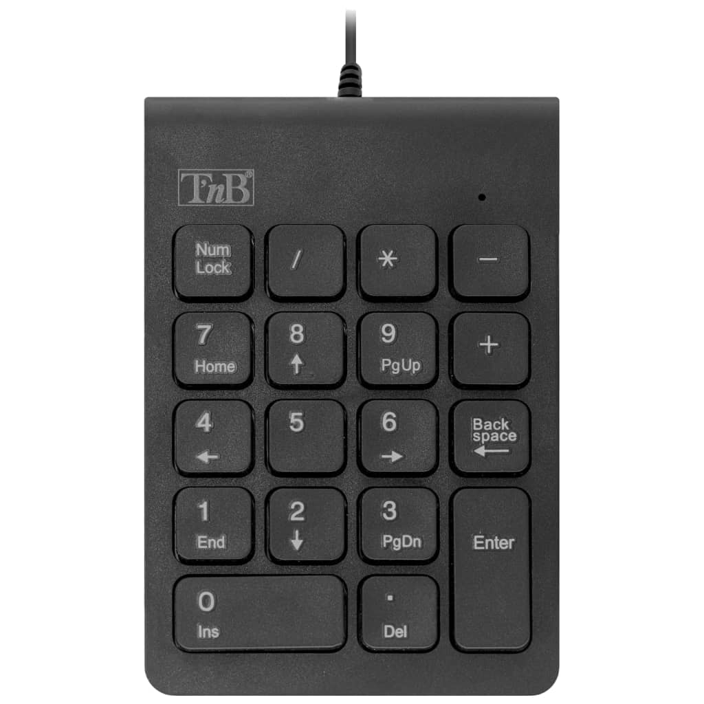 Pavé numérique Sans fil RF TnB, Noir _ MPV1