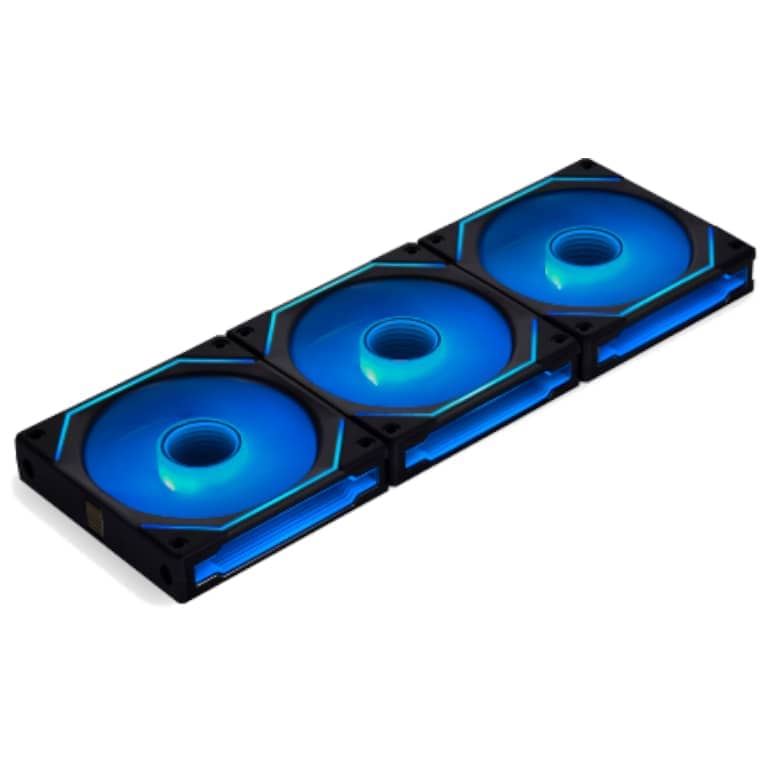 [I_FRLIL-017710] Kit 3x Ventilateurs pour Boitier 120mm Lian Li Uni Fan SL-INF Wireless, Noir _ 12RSLIN1W3B