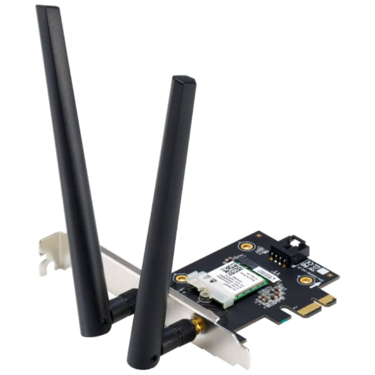 [R_CRASU-463849] Carte réseau PCIe Bluetooth 5.2/WiFi AX1800 Asus PCE-AX1800 _ 90IG07A0-MO0B00