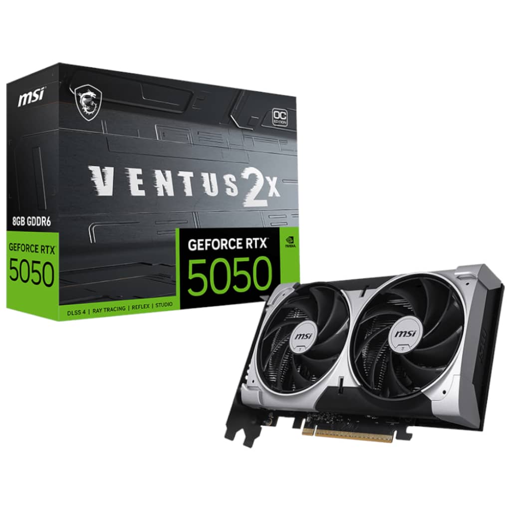 Carte graphique GeForce RTX5050 MSI RTX 5050 8G VENTUS 2X OC _ 912-V538-002