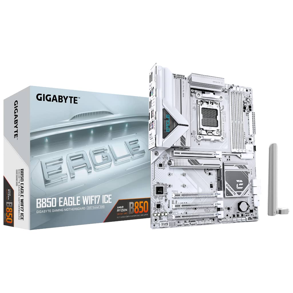 Carte mère AMD AM5 B850 ATX Gigabyte _ B850 EAGLE WF7 ICE