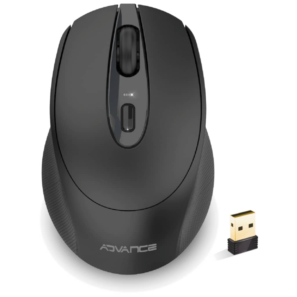 Souris Sans fil RF Advance Feel Wireless, Noir _ S-390-BK