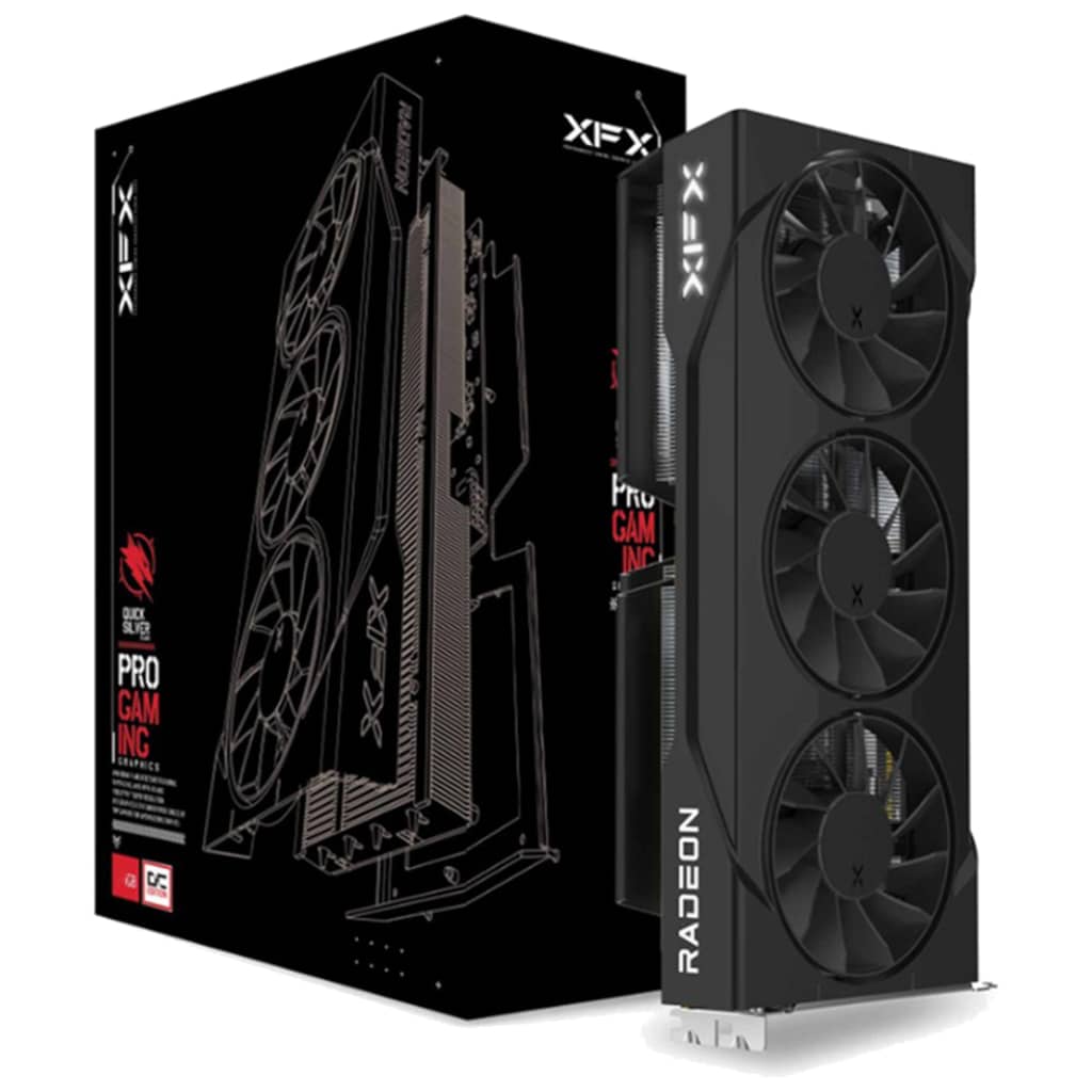 [I_CGXFX-503412] Carte graphique Radeon RX9060 XT XFX Swift RX 9060 XT OC Triple Fan Gaming Edition 16GB _ RX-96TS316B7