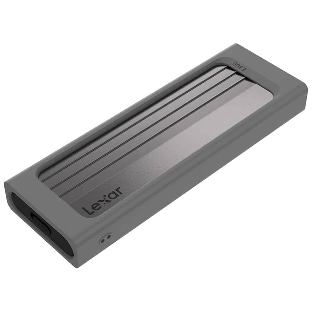 Boitier externe M.2 SATA/PCIe3 Lexar E350, Gris _ LPAE350-RNGNG