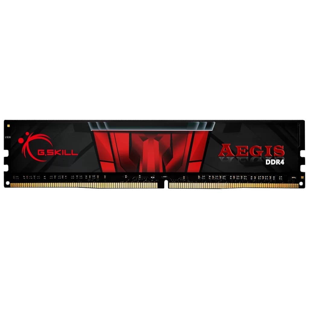 Mémoire DIMM DDR4 3000MHz G.Skill, 16Gb Aegis Noir/Rouge _ F4-3000C16S-16GISB