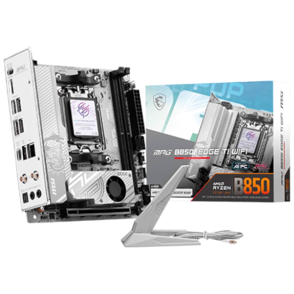 Carte mère AMD AM5 B850 Mini ITX MSI MPG B850I EDGE TI WIFI _ 911-7E79-04S