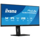 Ecran 34.0" Iiyama ProLite XUB34, Noir _ XUB3493WQSU-B6