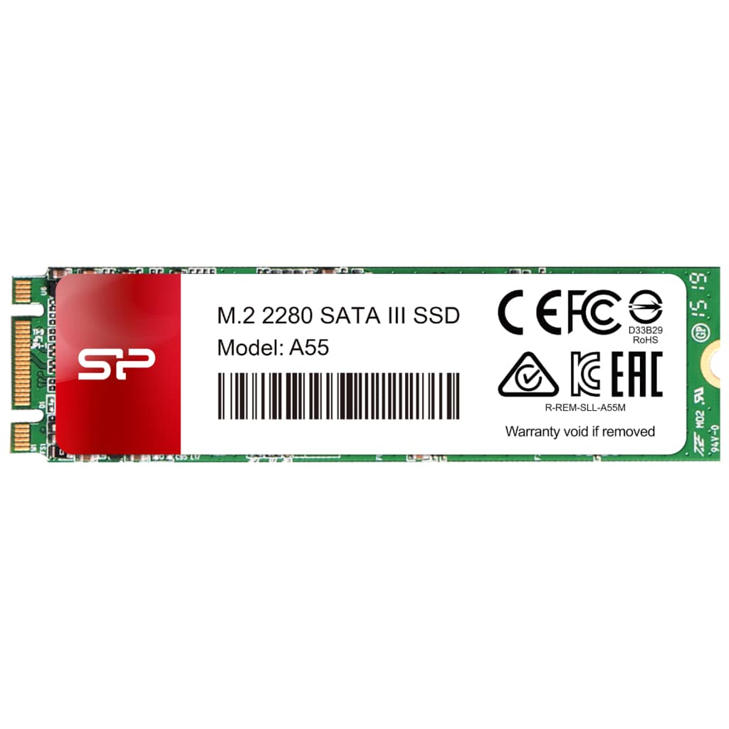 Disque SSD M.2 SATA Silicon Power A55, 512Go _ SP512GBSS3A55M28