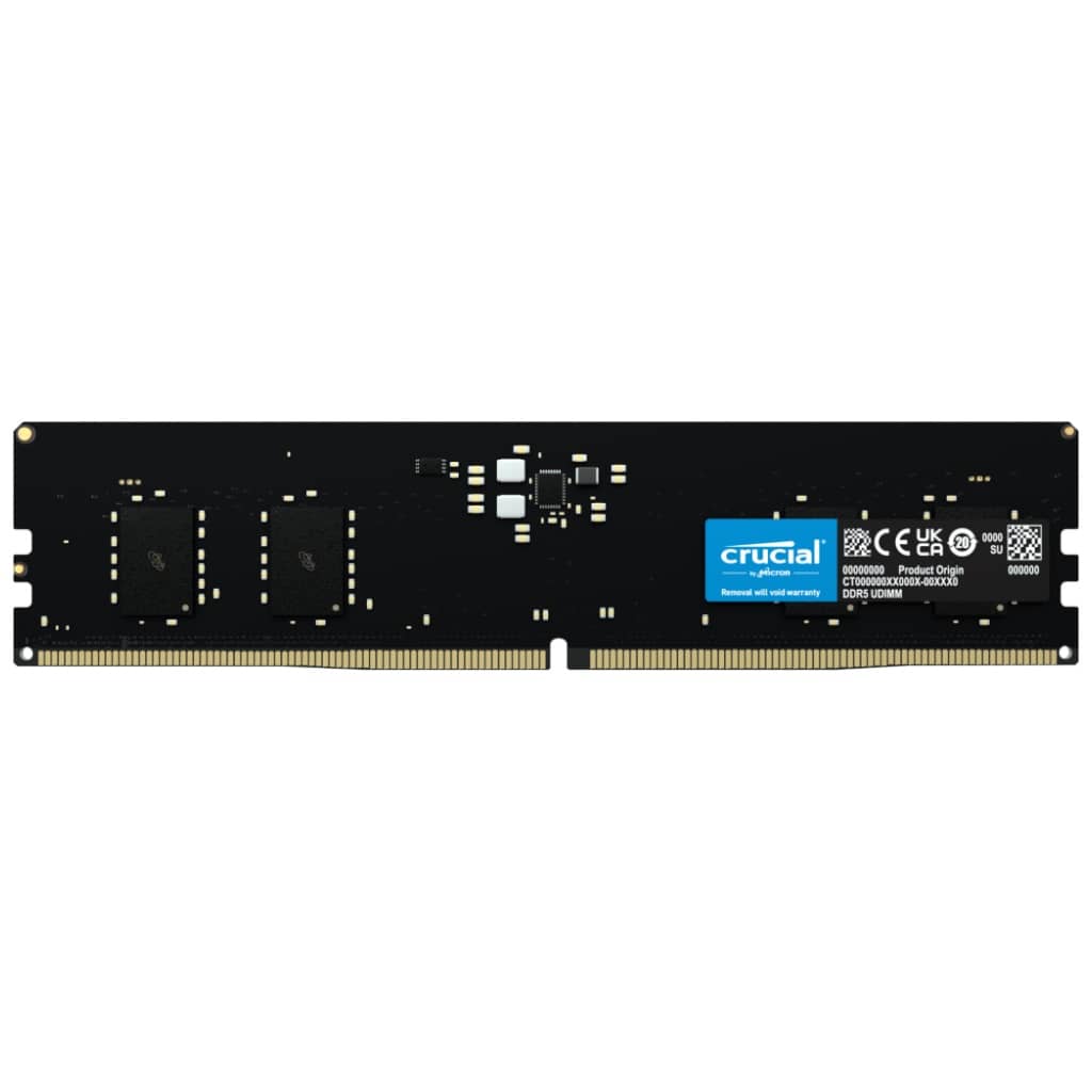 Mémoire DIMM DDR5 5600MHz Crucial, 8Gb Pro Noir (EXPO/XMP) _ CT8G56C46U5