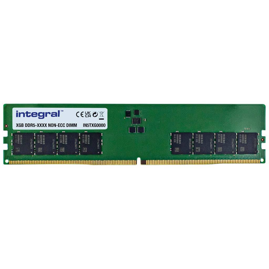 [I_MEITG-486577] Mémoire DIMM DDR5 4800MHz Integral Memory, 8Gb _ IN5T8GNHWBX