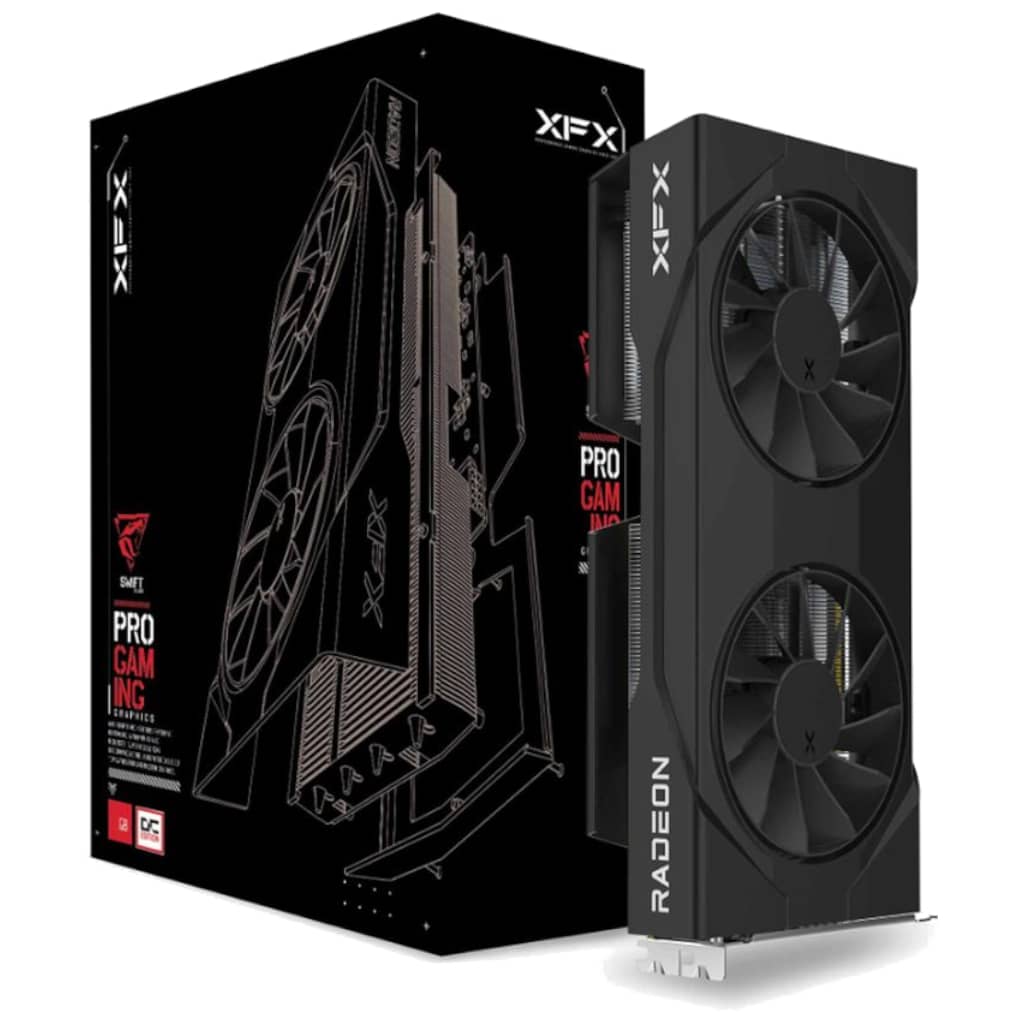 Carte graphique Radeon RX9060XT XFX Swift RX 9060 XT OC Gaming Edition 8GB _ RX-96TSW8GBQ