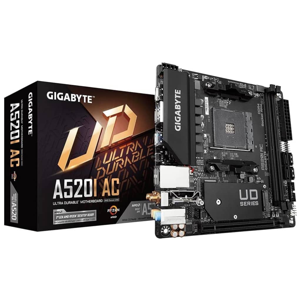 Carte mère AMD AM4 A520 Mini ITX Gigabyte _ A520I AC