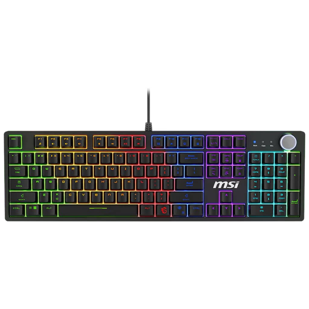 Clavier Filaire USB 2.0 MSI FORGE GK320 Red, Gris/LED _ S11-04FR255-HH9