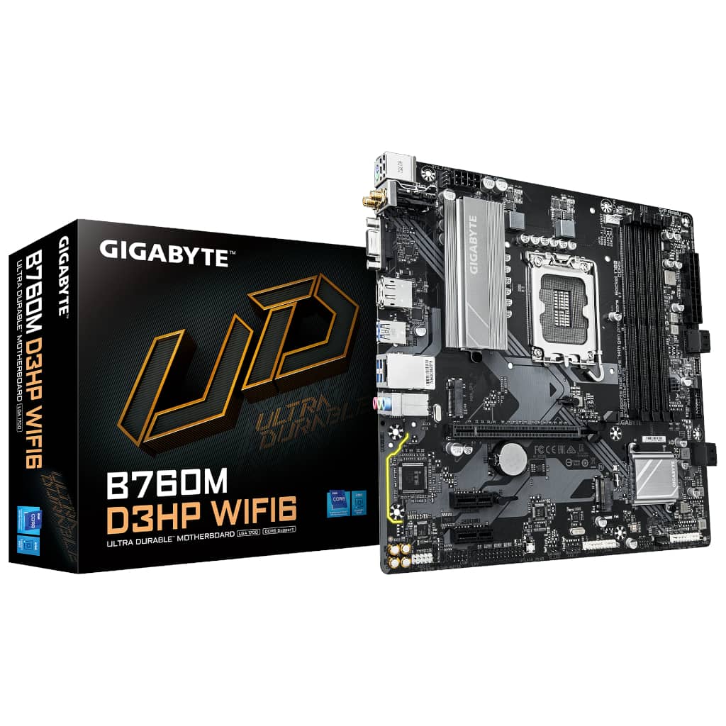 Carte mère Intel 1700 B760 Micro ATX Gigabyte _ B760M D3HP WIFI6