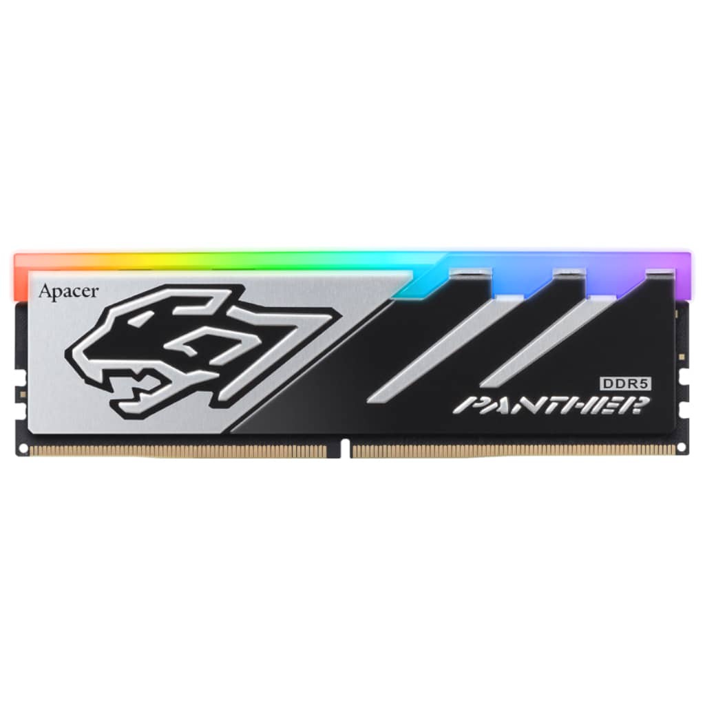 [I_MEAPA-932464] Mémoire DIMM DDR5 6000MHz Apacer, 32Gb Panther RGB Noir/Silver (EXPO/XMP) _ AH5U32G60C6229BAA-1