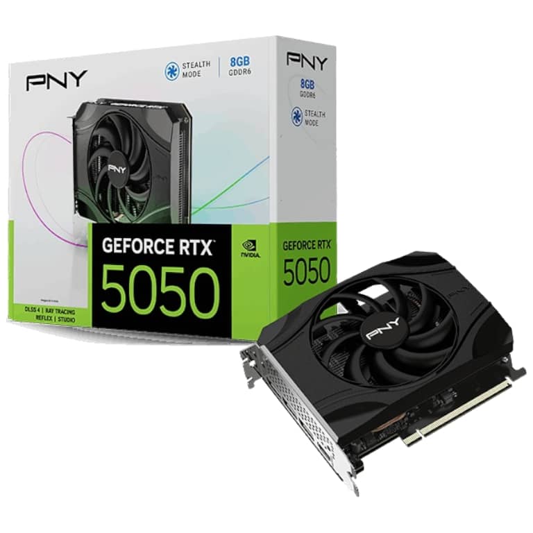 [I_CGPNY-799117] Carte graphique GeForce RTX5050 PNY RTX 5050 Dual Fan Graphics Card _ VCG50508SFXPB1