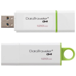 [P_SXKGT-220483] Clé USB 3.0 Kingston DataTraveler G4, 128Go Vert (DTIG4/128)