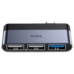 [P_HLTOT-363218] Hub USB 3TypeC Totu, 3x USB 3.0 Gris (FGCR-011)