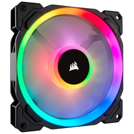 Ventilateur pour Boitier 140mm Corsair Dual Light Loop RGB LED PWM, LL140 Noir _ CO-9050073-WW