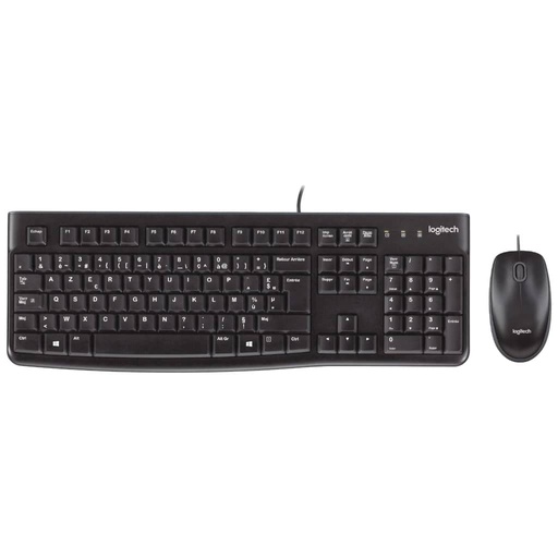 [P_SCLOG-020474] Pack Clavier/Souris Filaire USB 2.0 Logitech MK120, Noir _ 920-002539