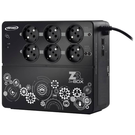 [P_OPINF-660744] Onduleur Infosec Z3 ZenBox EX, 500VA _ 66074N1